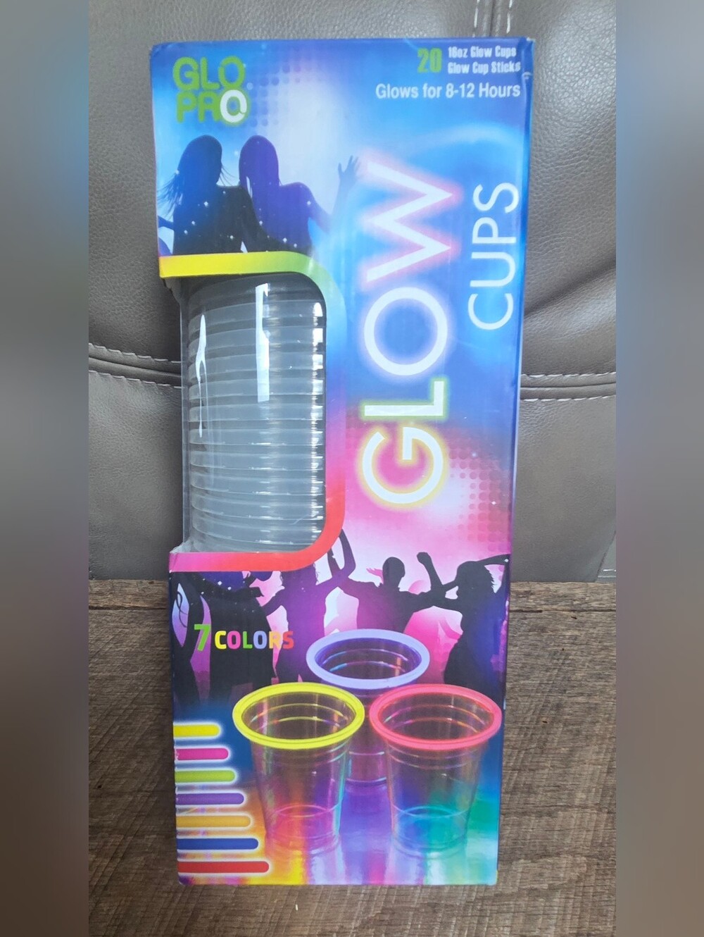 NIB 20 Glow Cups Party Pack — Multicolor PARTY Glow Cups ~ Bin SS